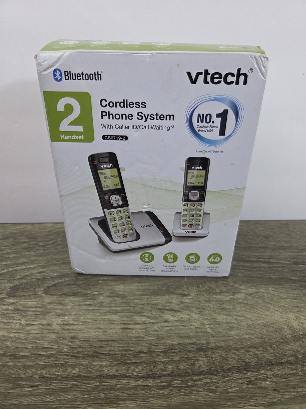 VTech CS6719-2 2-Handset Cordless Phone with Caller ID/Call Waiting Handset NEW